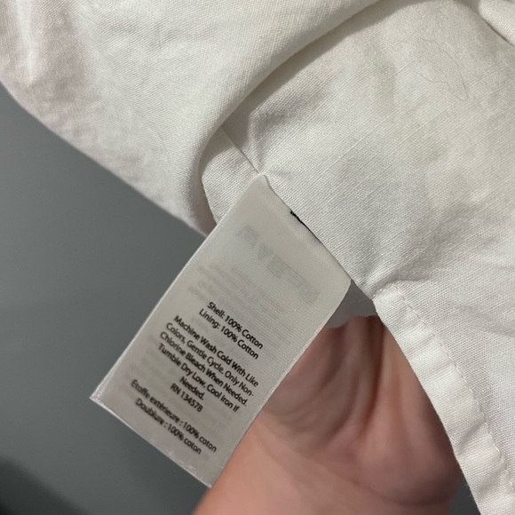 Vineyard Vines 🌸 White Chevron Jacquard Dress • size 4 - Picture 11 of 13